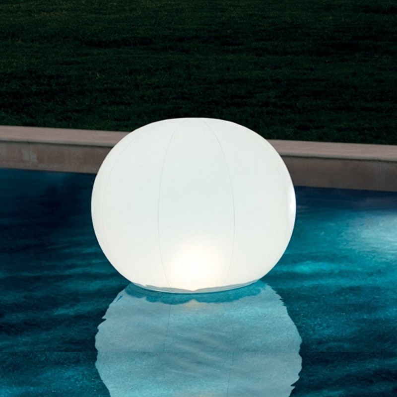 Lampe LED flottante boule Intex